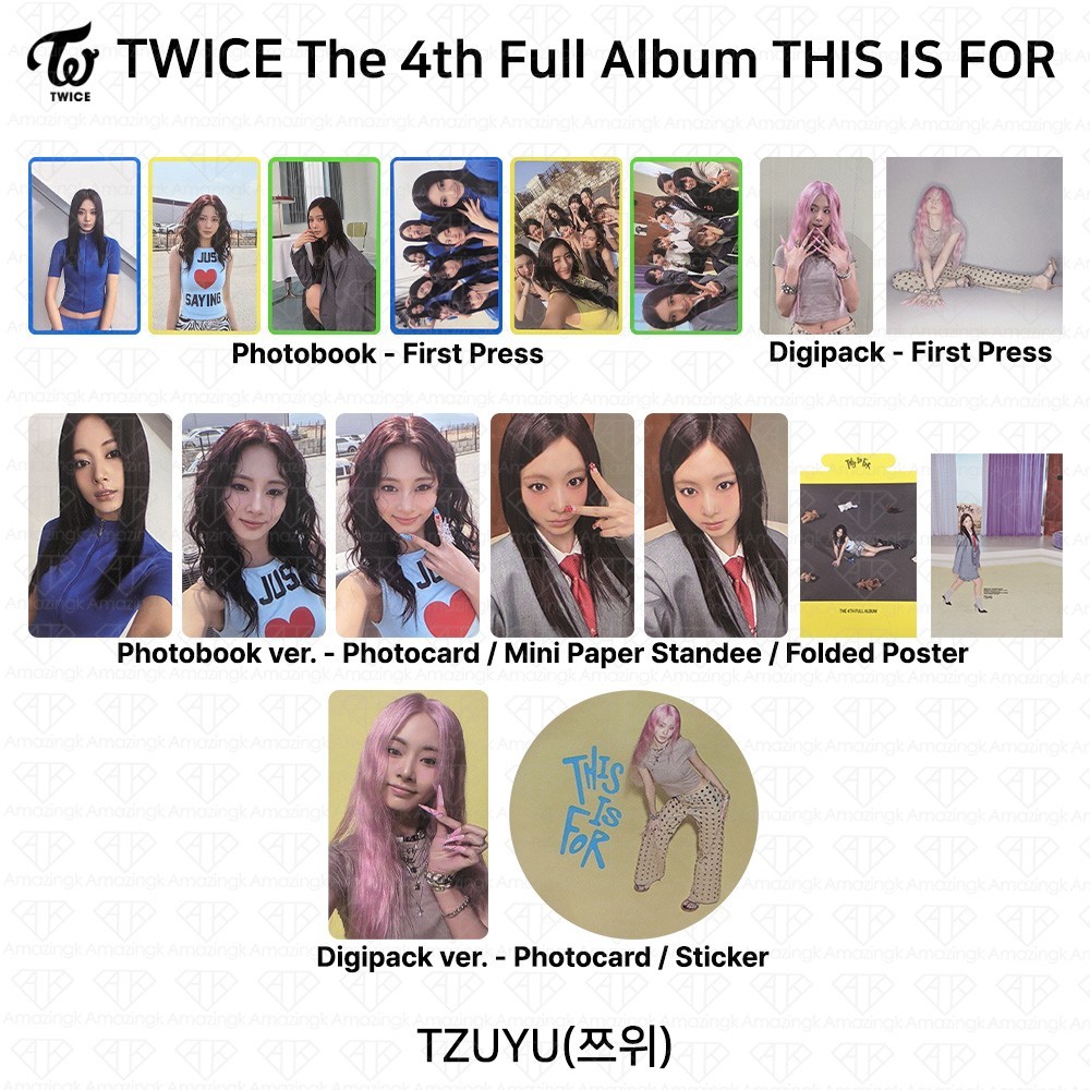 TWICE 4th Full Album THIS IS FOR Photobook / Digipack ver