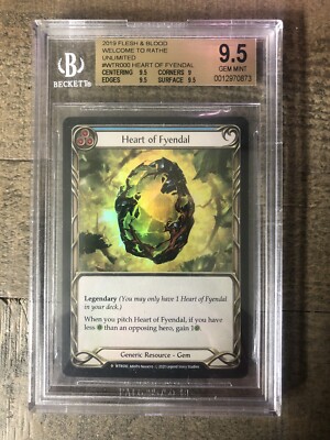 Heart of Fyendal BGS 9.5 Rainbow Foil Flesh and Blood Welcome to