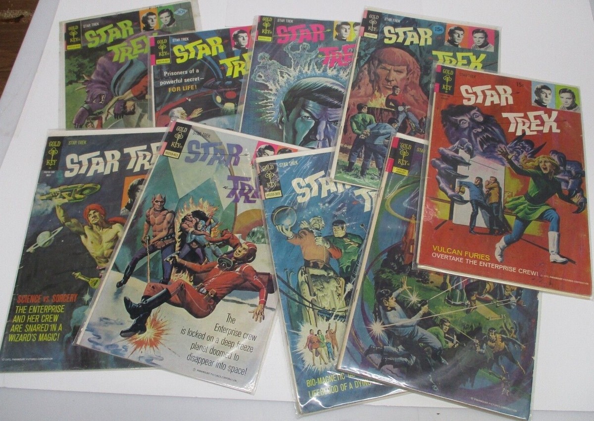 Original 1967-77 Star Trek Gold Key/Whitman Comic Book #1-61 Your