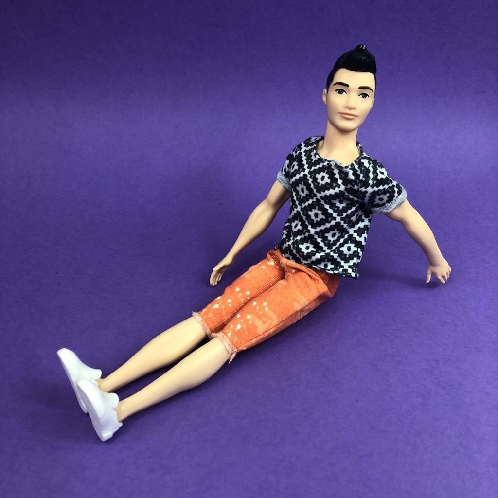 Barbie Male Ken Boy Fashionista 115 Mohican Hair Asian Oriental