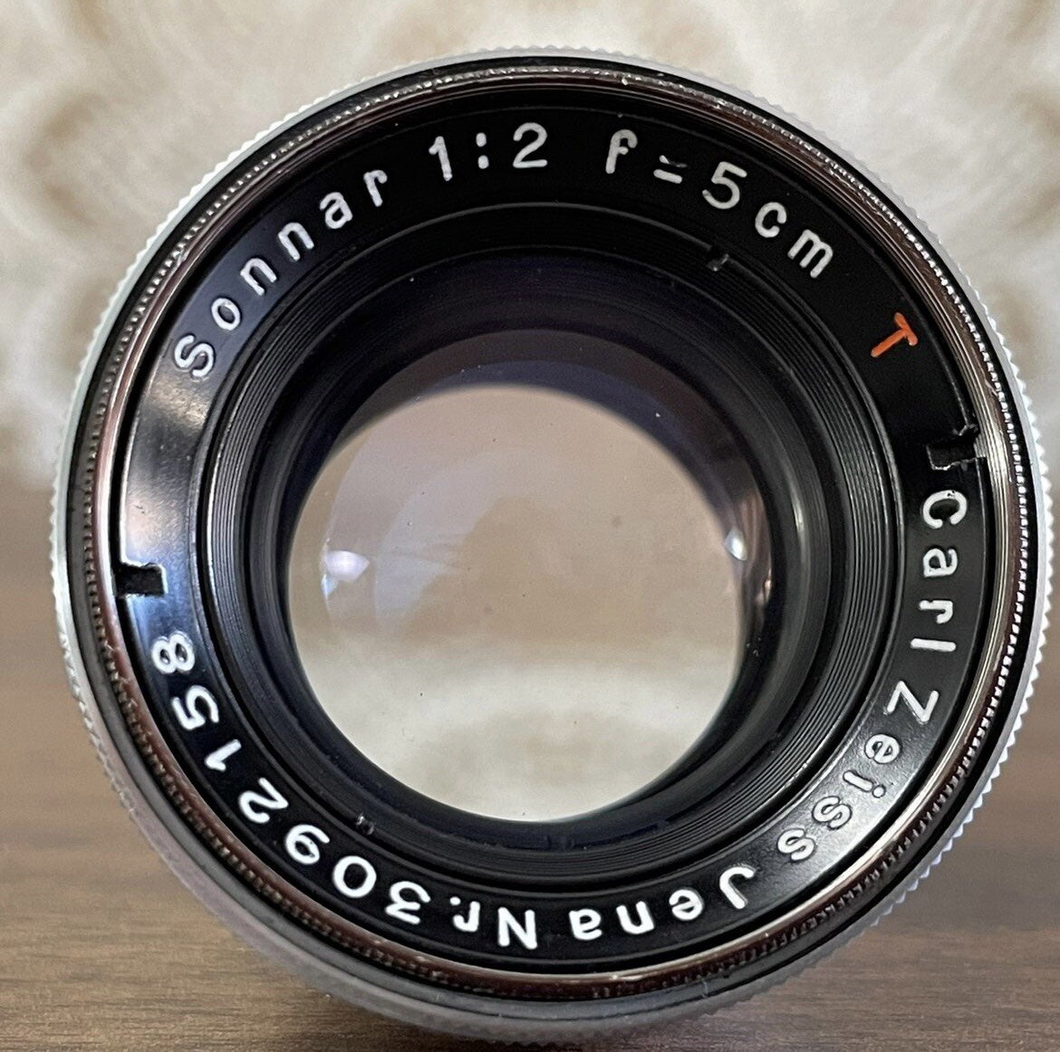 Carl Zeiss Jena T Sonnar 5cm (50mm) f2 Lens, Contax Nikon S Mount