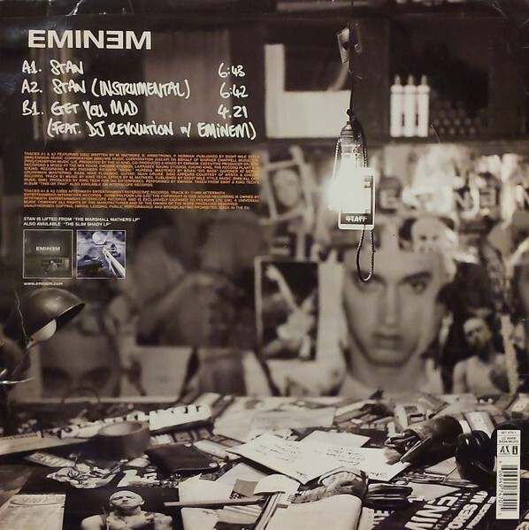 Eminem / Stan 2000 UK Single Aftermath Entertainment 4974701 Dr