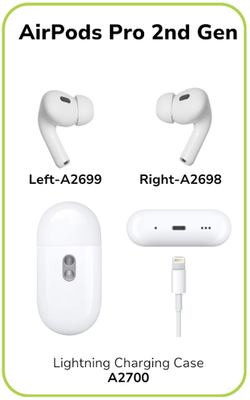 Apple AirPods Pro 2nd Gen Genuine Replacement Right Lightning