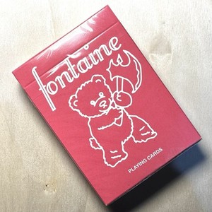 Red Fontaine Playing Cards | eBay
