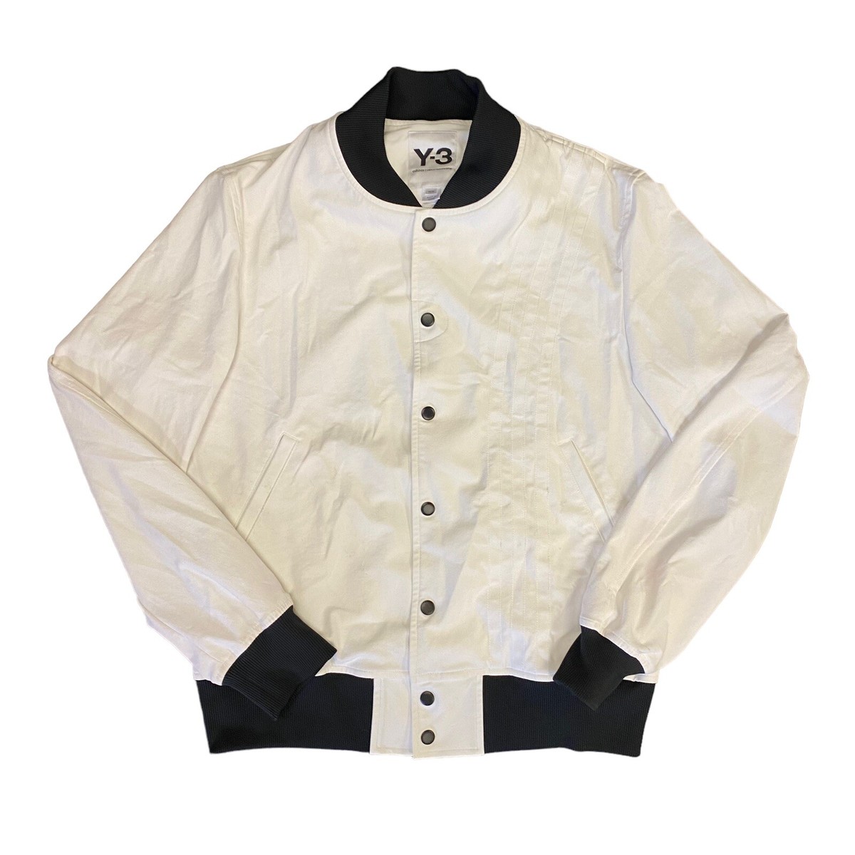 Y-3 Yohji Yamamoto Adidas Classic Bomber Jacket White Adult Size