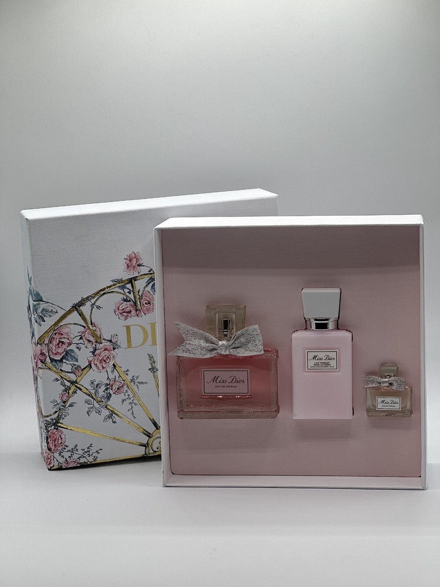 Miss Dior Eau de Parfum 3 Piece Gift Set For Women By Dior | eBay