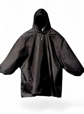 NEW Yeezy Gap Balenciaga T-Cut Pullover Rain Jacket Black Size M