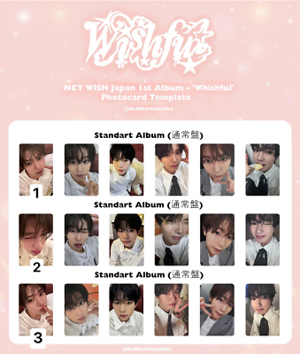 NCT WISH JAPAN 1ST ALBUM 'WISHFUL' OFFICIAL PHOTOCARD ALBUM | eBay