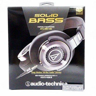 Audio-Technica Portable Headphones SOLID BASS Series ATH-WS1100