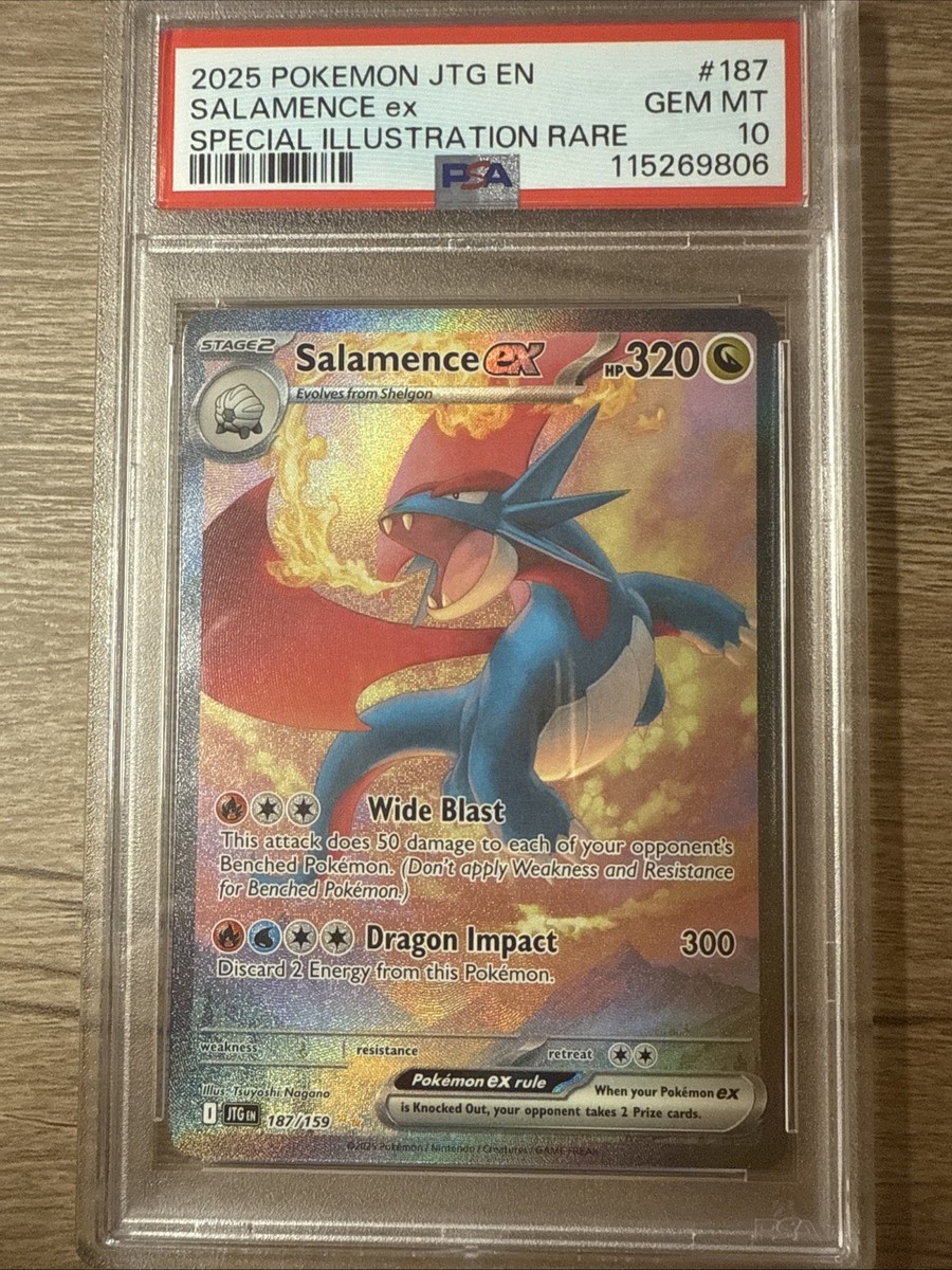 Salamence ex 187/159 Sv09: Journey Together Holo PSA 10 | eBay