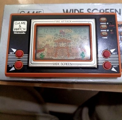 1982 Nintendo Game & Watch Fire Attack ID-29 With Foam And Box