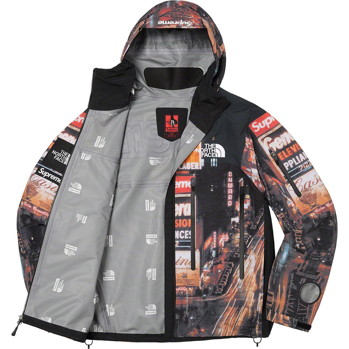 Supreme The North Face Taped Seam Shell Jacket Times square Size S