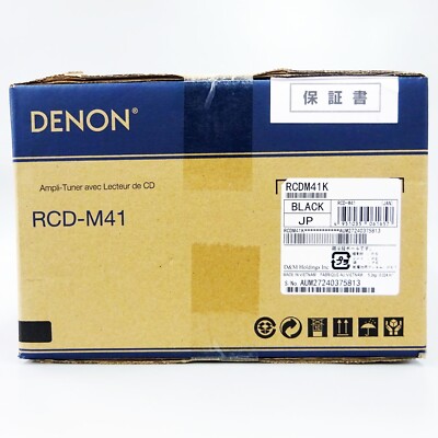 Denon RCD-M41 Radio Discrete Power Amplifier Bluetooth CD 76MHz to