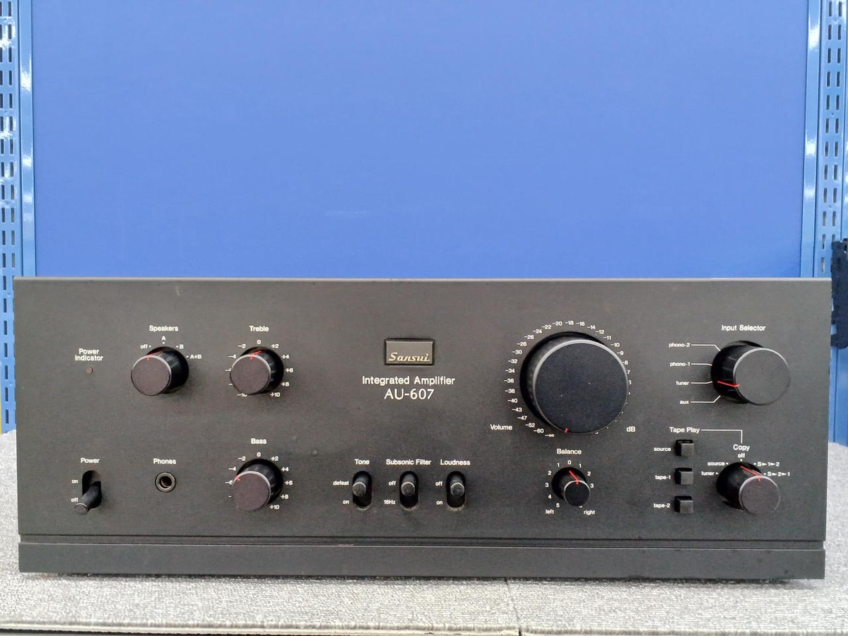 Sansui AU-607 Integrated Amplifier Used from Japan | eBay