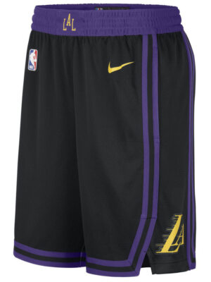 Nike Los Angeles Lakers Swingman City Edition Dri-fit Black Shorts