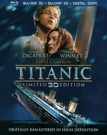 Titanic (Blu-ray Disc, 2012, 4-Disc Set, Includes Digital Copy 3D