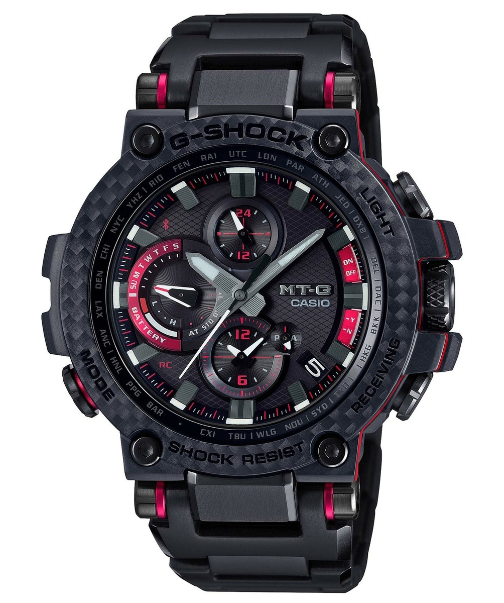 CASIO G-SHOCK MTG-B1000XBD-1AJF MT-G Carbon Bezel with Bluetooth