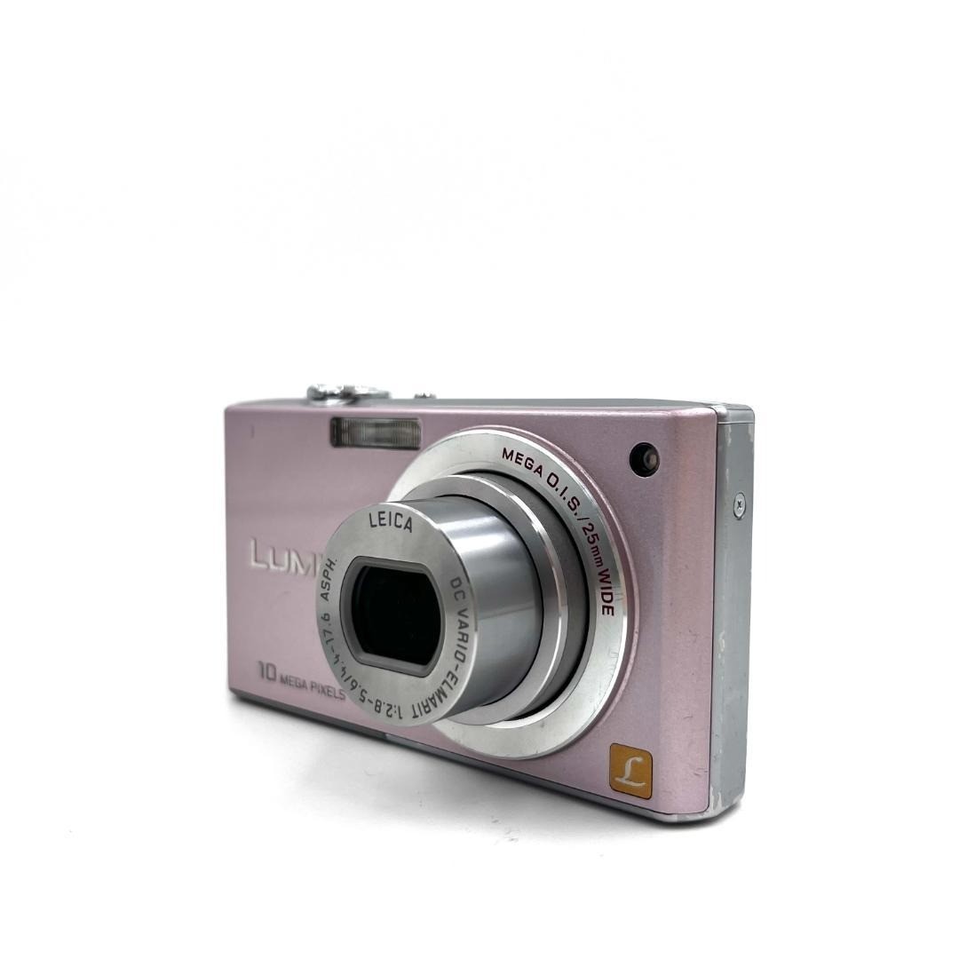 Panasonic DMC-FX35-P Digital Camera LUMIX FX35 Pink W/Box, Battery