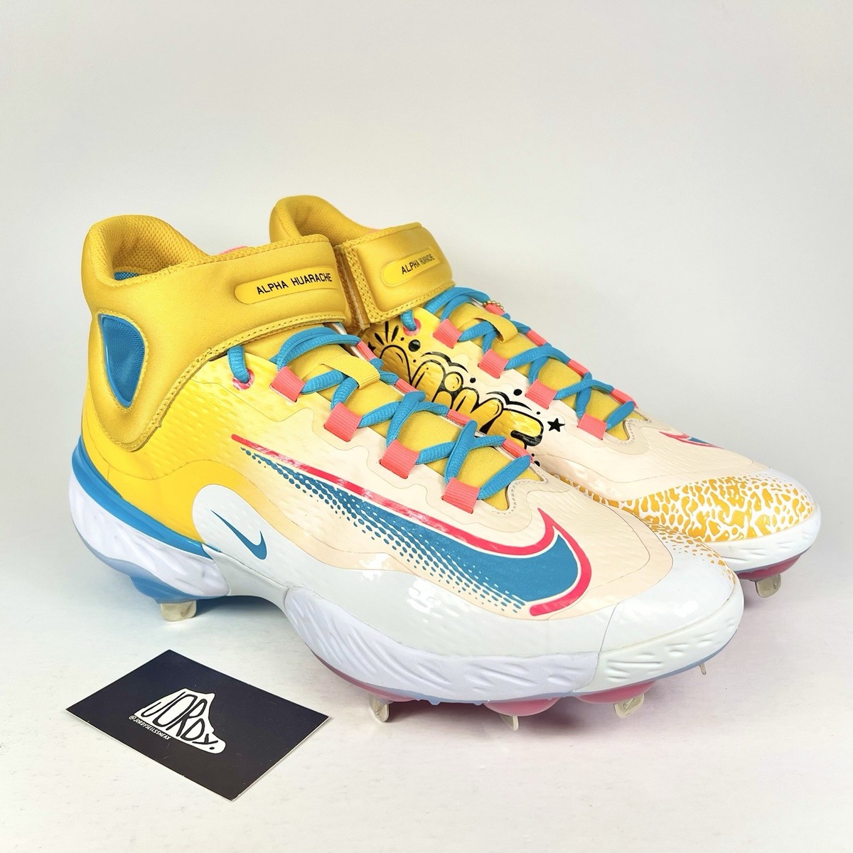 Rare Nike x RBI Alpha Huarache Elite 4 Multicolor Men Baseball