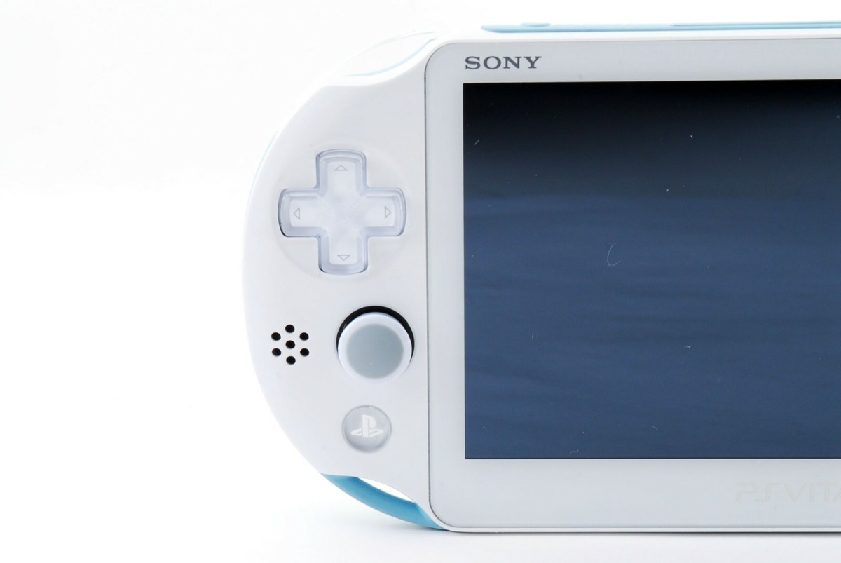 Sony PS Vita Light Blue White Slim Playstation PCH-2000 w/ Charger