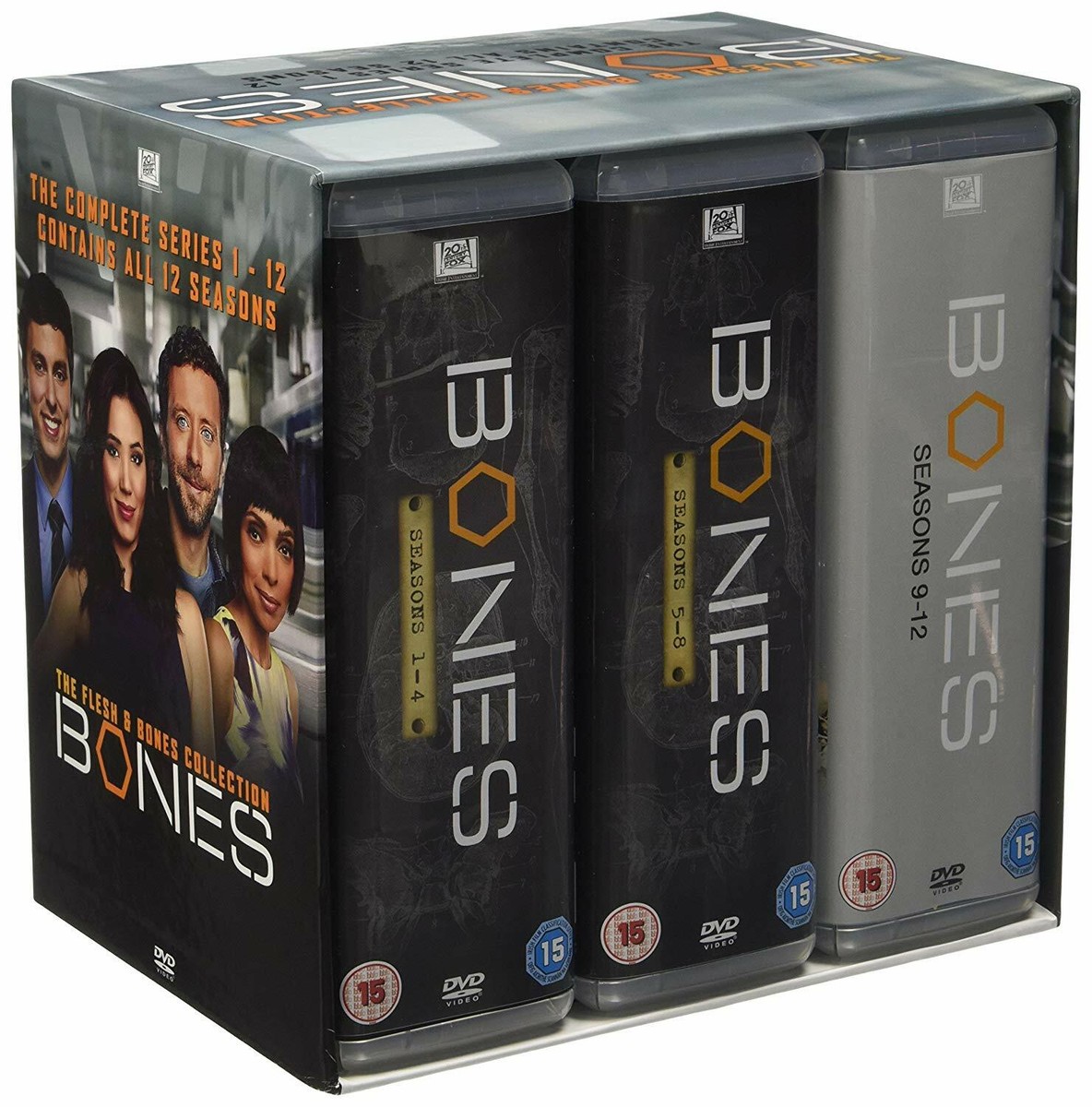 BONES COMPLETE SERIES 1-12 DVD SEASON 1 2 3 4 5 6 7 8 9 10 11 12
