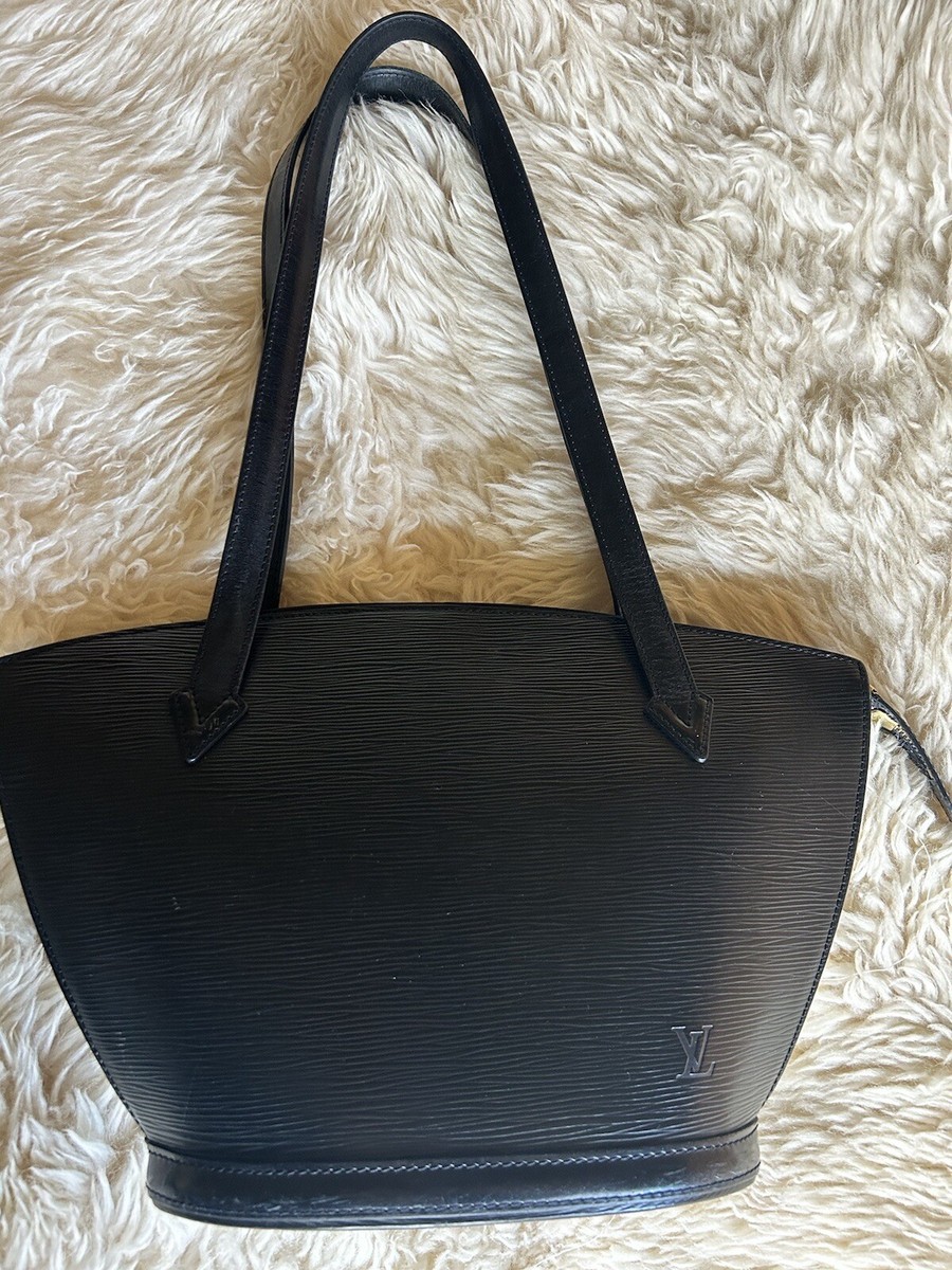 Vintage Louis Vuitton Black Epi Leather Saint Jacques Handbag | eBay