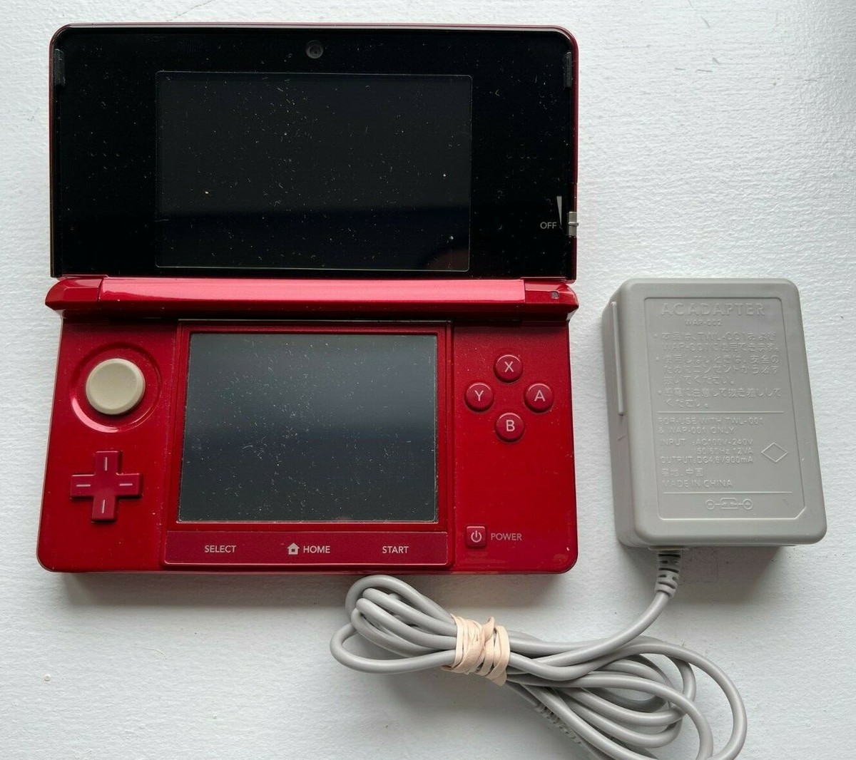 Nintendo 3DS Console - Flare Red - Japanese Import - Good