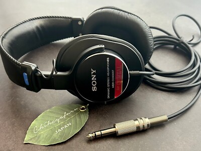 MINT】 SONY MDR-CD900ST Stereo Headphones Professionals Black Fast