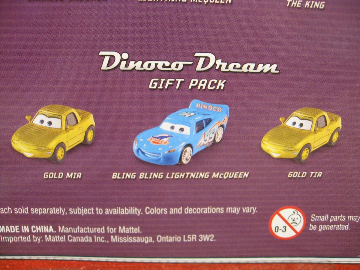 Disney Cars - Diecast Vehicles - Dinoco Dream - Gift Pack - Gold