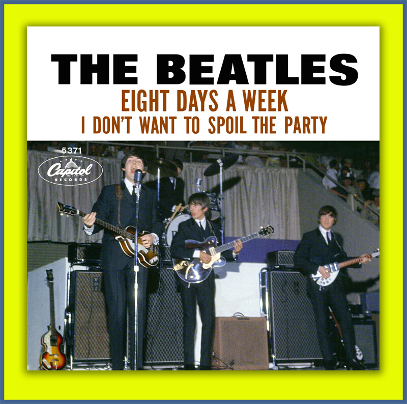 The Beatles - Eight Days A Week - 45 Picture Sleeve - Record Not