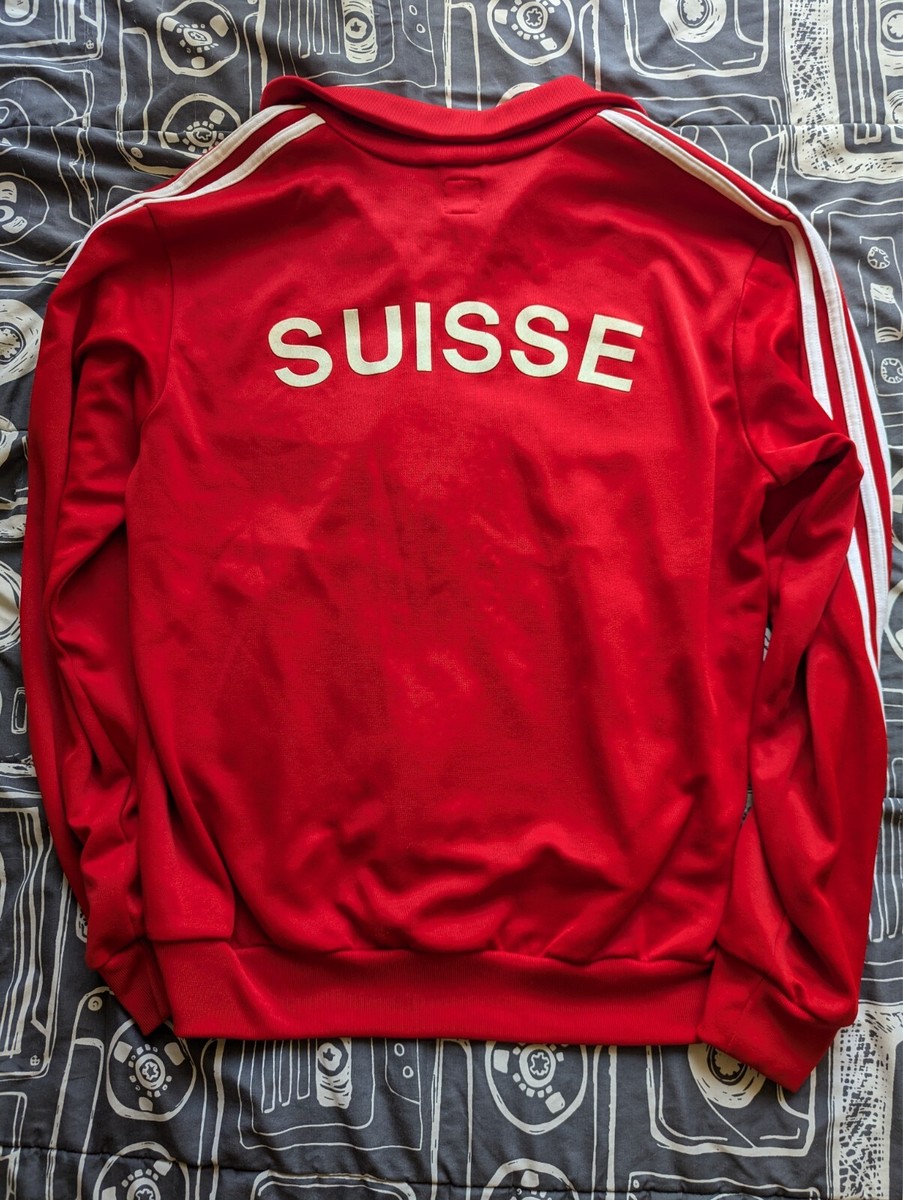 Vintage 2008 Adidas Originals Jacket SUISSE Switzerland Football