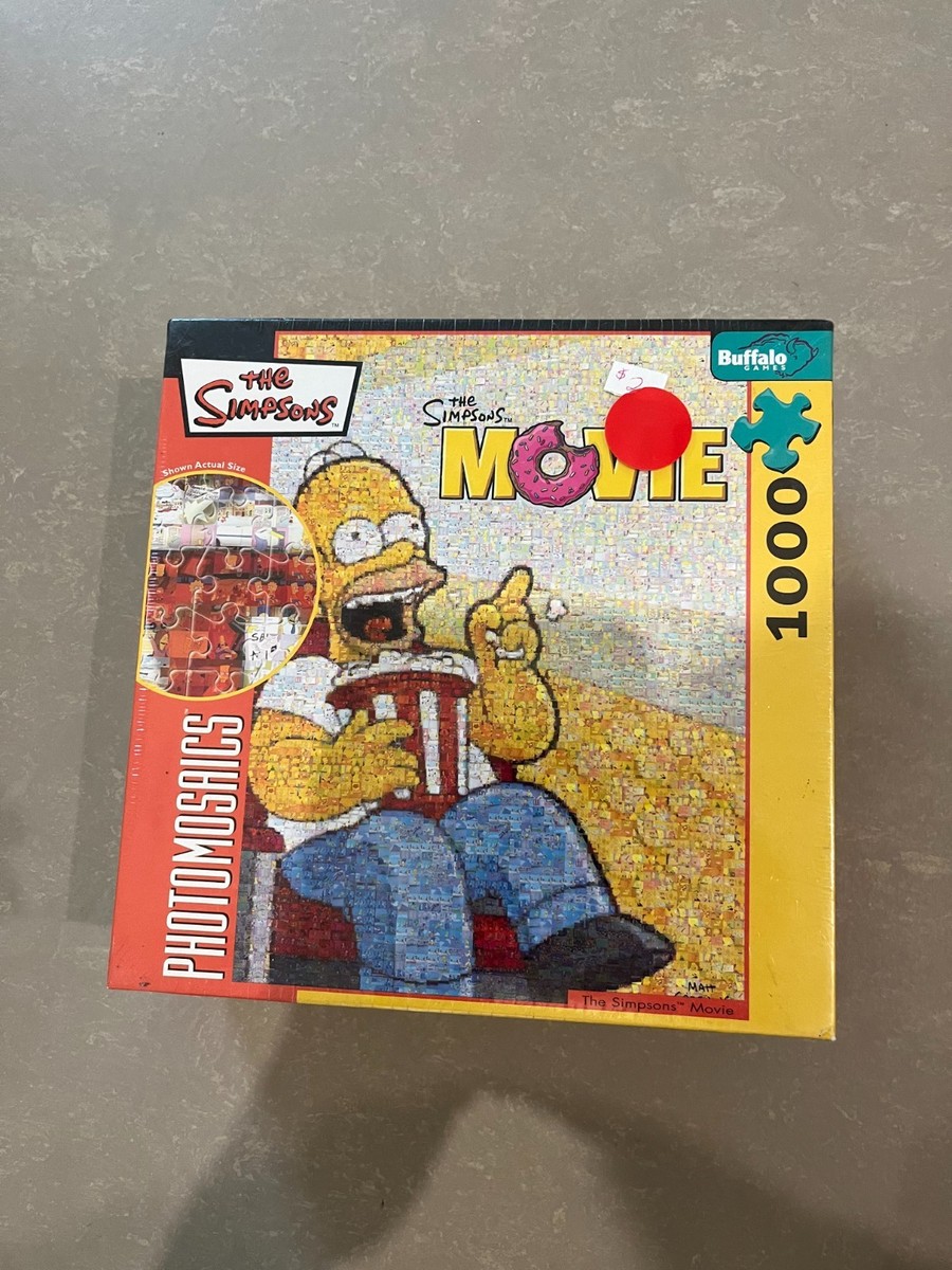 Photomosaics The Simpsons Movie 1000-Piece Puzzle Homer Simpson | eBay