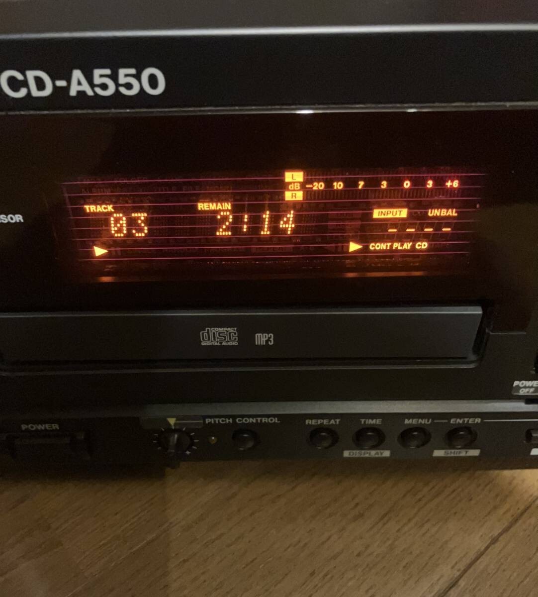 Tascam CD-A550 CD/Cassette Player Recorder Confirmed Operation