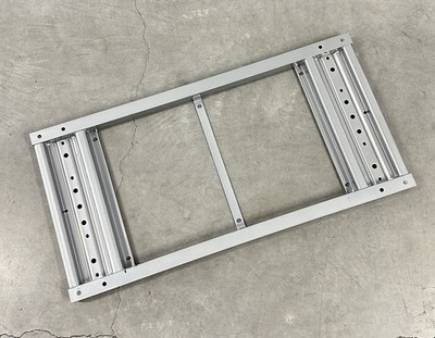 Ikea Galant Desk Table Frame for 31.5” Top Silver Used 31.5