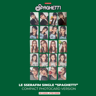 LE SSERAFIM SPAGHETTI OFFICIAL ALBUM NEW PAD WEVERSE SHOP COMPACT