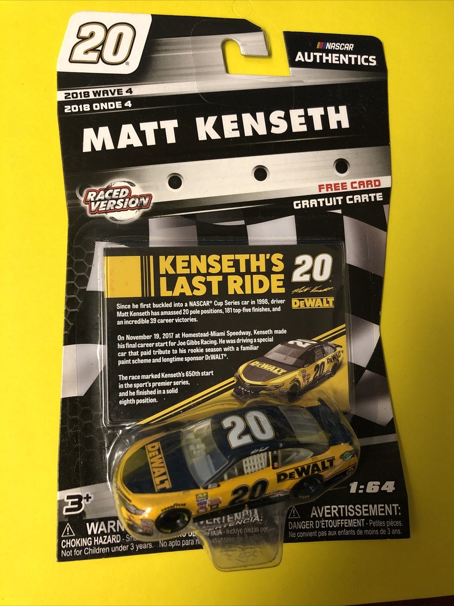 Matt Kenseth Wave 4 2018 DeWalt Final Ride TOYOTA Camry NASCAR
