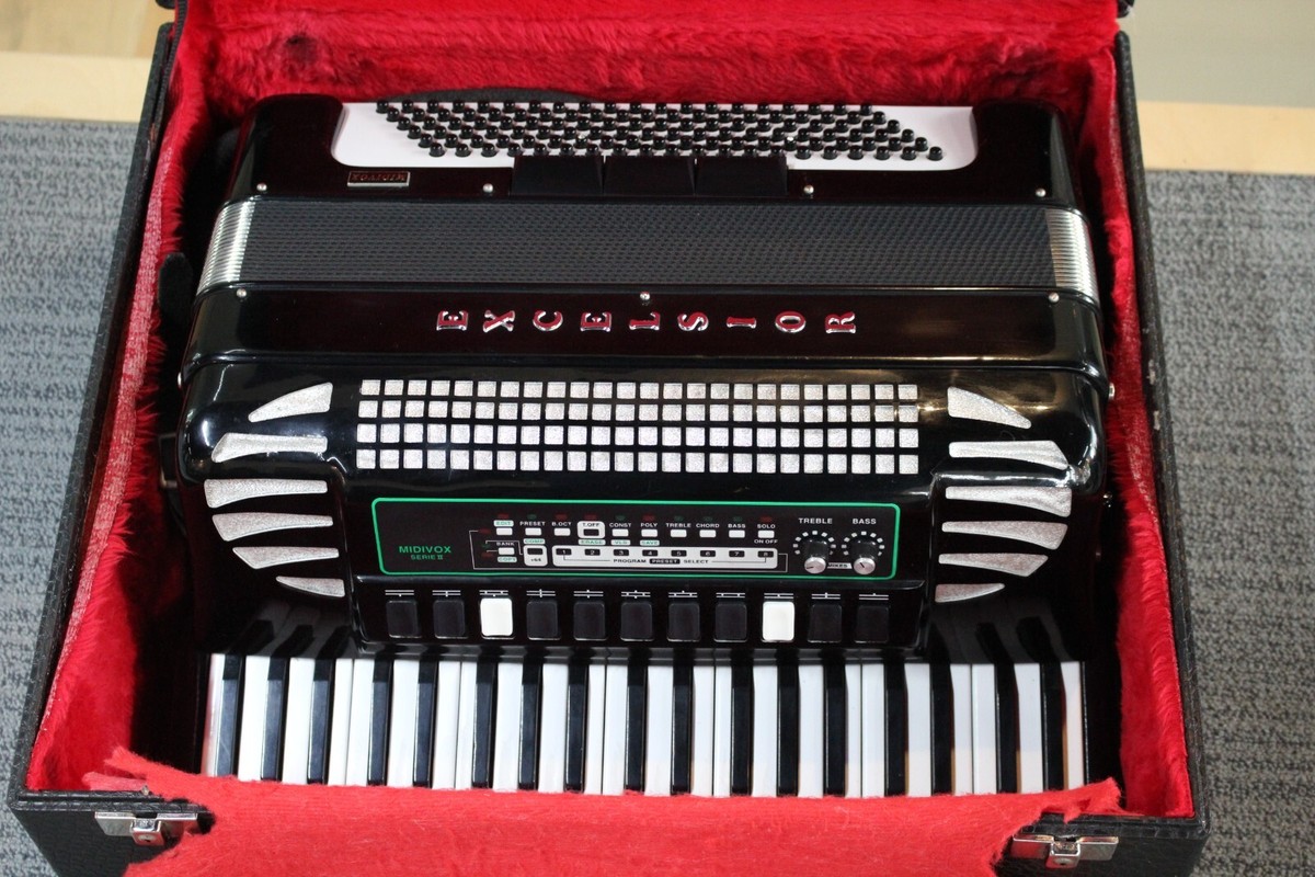 Vintage Excelsior Midivox Serie II Model 320 M Made in Italy Piano