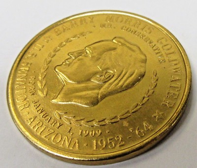 1964 BARRY GOLDWATER FREEDOM DOLLAR president coin token medal