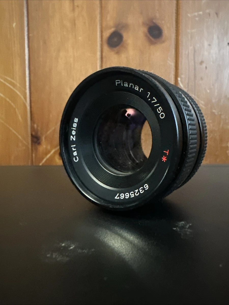 ZEISS Planar T* Camera Lenses 50mm Focal f/1.7 Maximum Aperture