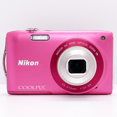 Nikon COOLPIX S3300 Digital Camera 6x Optical Zoom 16.0MP