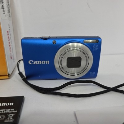 Canon PowerShot A4000 IS 16.0MP Digital Camera - Blue for sale