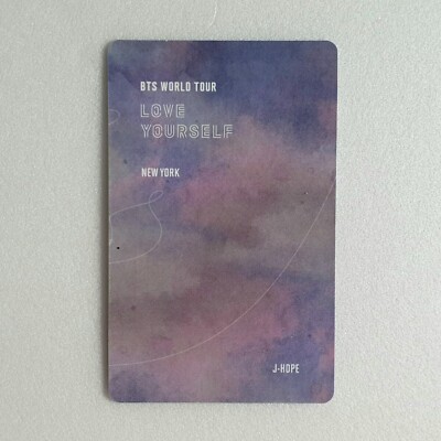 BTS Official Love Yourself World Tour New York DVD Full Set J-hope