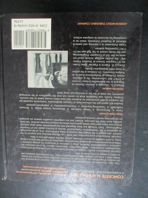 Concrete mathematics,Graham,Knuth,Patashnik, h/c, 625 pp,English