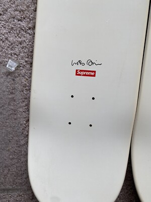 Supreme x Urs Fischer Skate Deck Set Of 3 Toasted Baked Fried