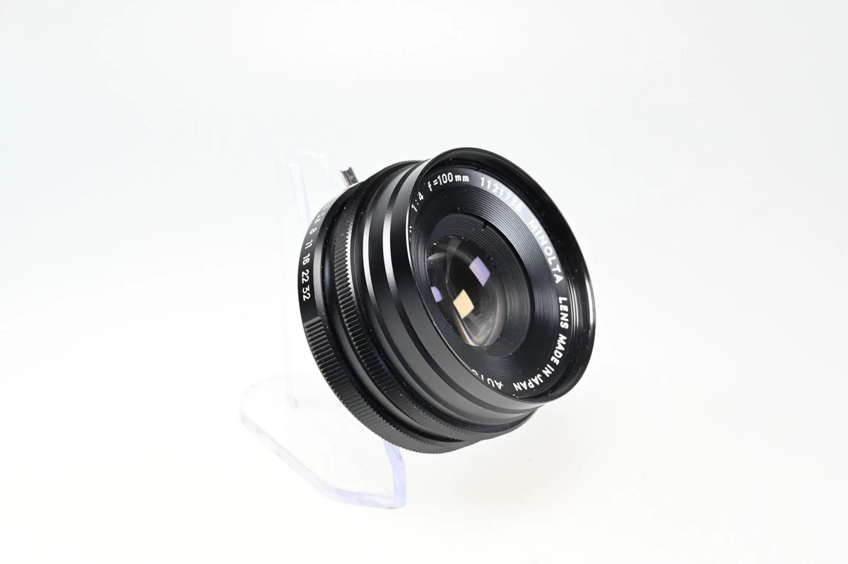Minolta f/4 Camera Lenses 100mm Focal for sale - eBay
