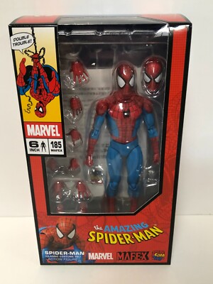 GENUINE MAFEX No. 185 Spider-Man (Classic COMIC Ver.) US SELLER | eBay