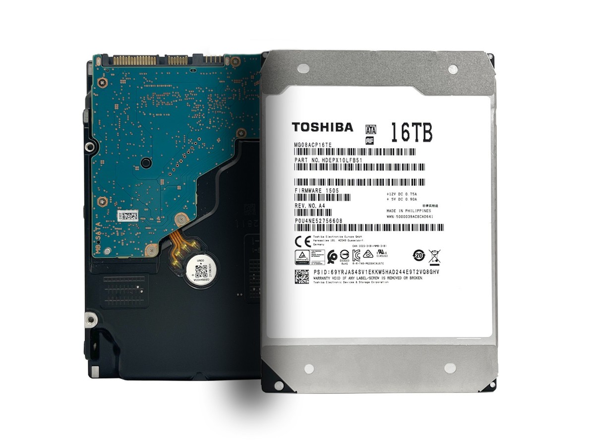 Toshiba MG08ACP16TE 16TB 512MB 7200RPM SATA 6.0Gb/s 3.5