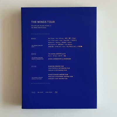 BTS 2017 Live Trilogy EPISODE III The Wings Tour In Seoul Blu-ray
