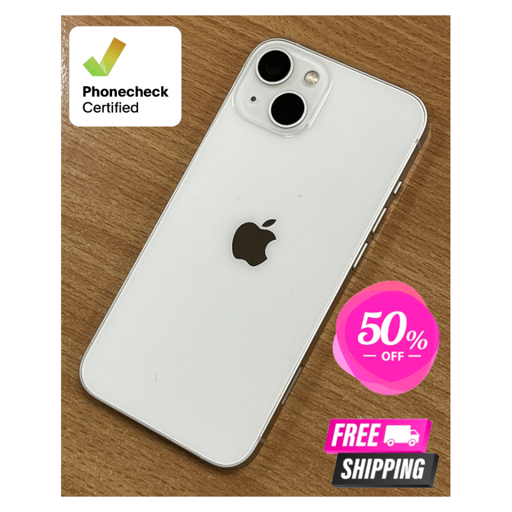 Apple iPhone 13 256GB 128GB Midnight Starlight Pink Unlocked T