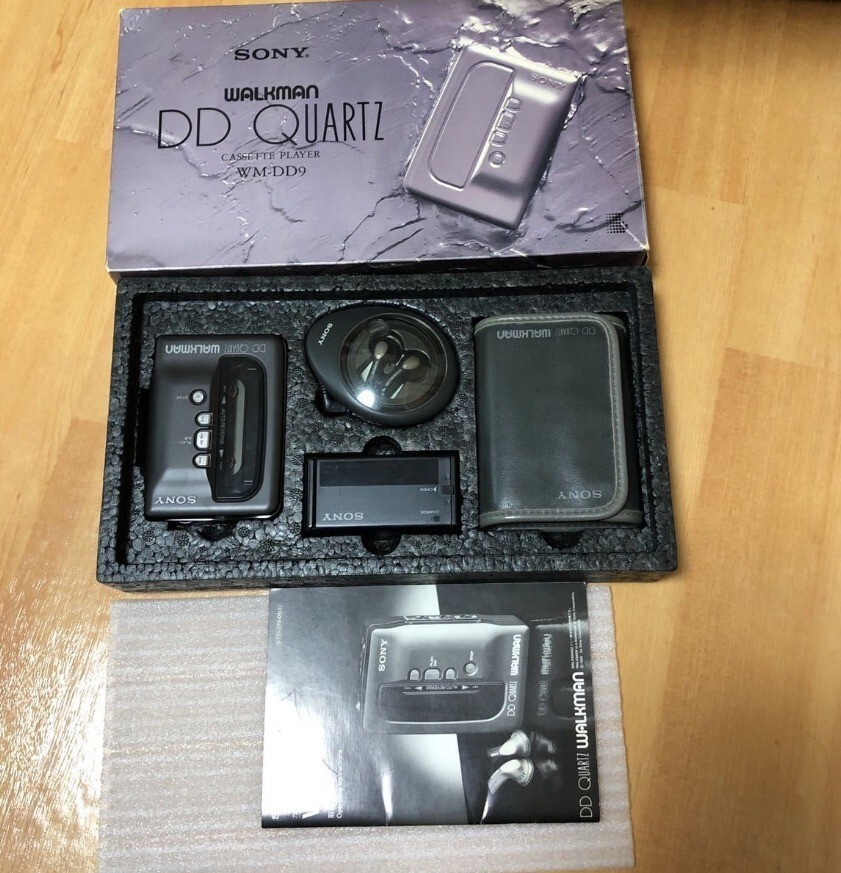 SONY WALKMAN WM-DD9 NEW OLD STOCK DD Quartz Servo Portable Black